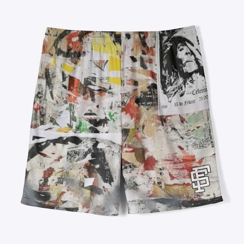 Abstract Art Jersey Shorts