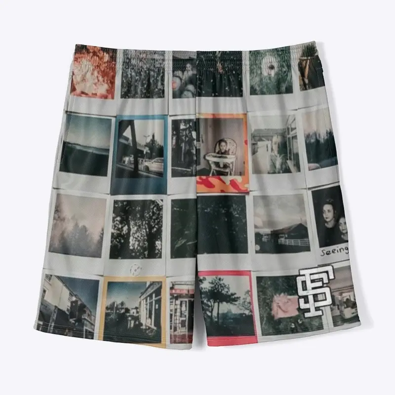 Collage Jersey Shorts