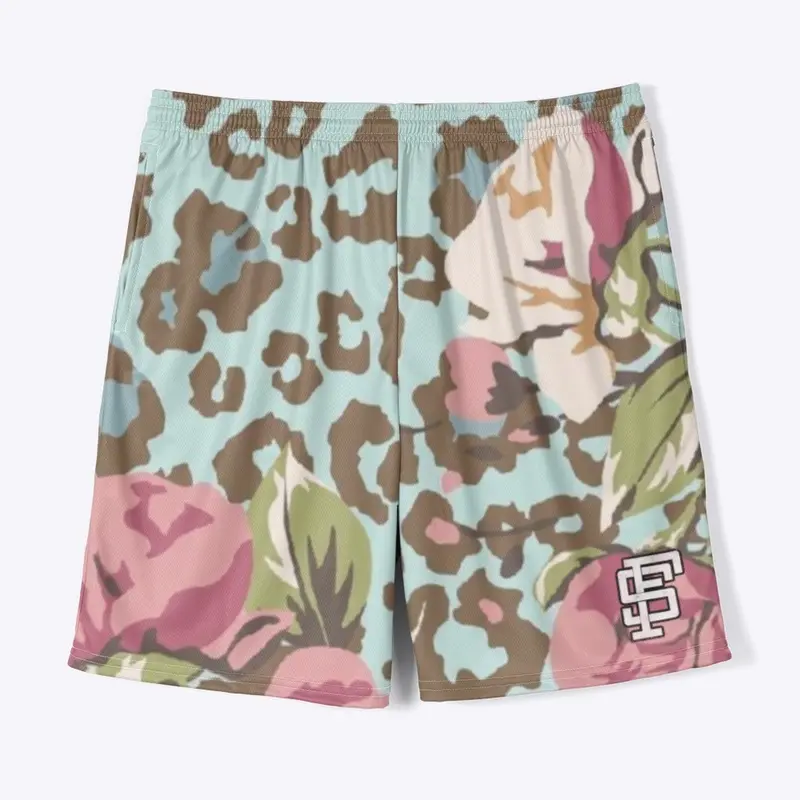 Floral Jersey Shorts